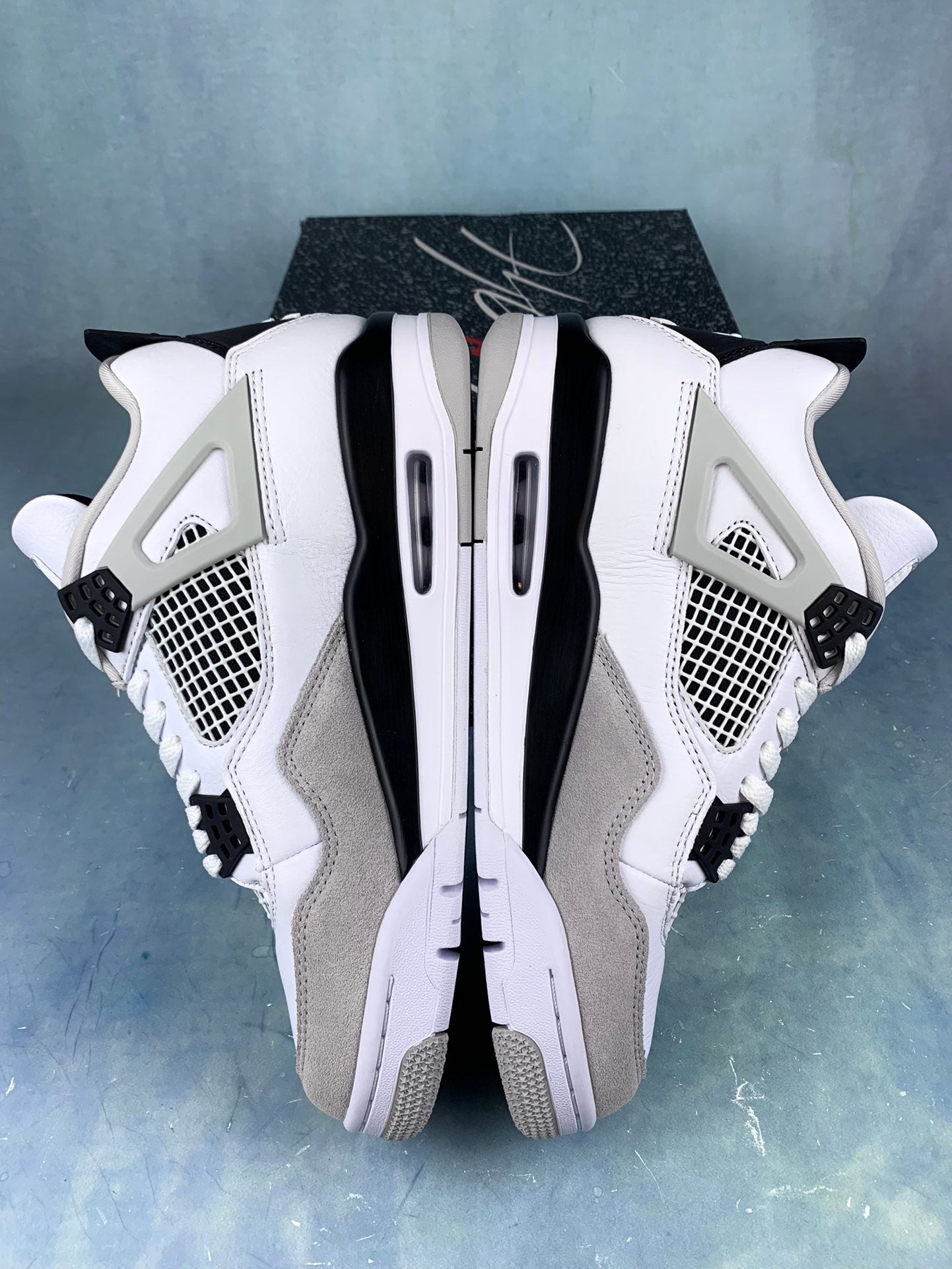 AJ4 Retro Military Black